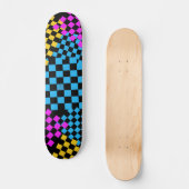 gekleurd gecontroleerd dek skateboard (Voorkant)