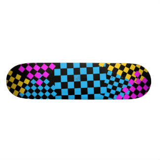 gekleurd gecontroleerd dek skateboard