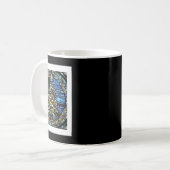 Gekleurd Gl Kerstmis Koffiemok (Voorkant links)