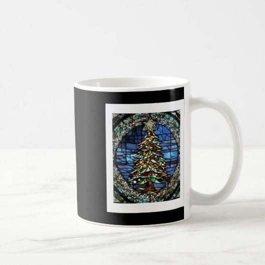 Gekleurd Gl Kerstmis Koffiemok (Rechts)