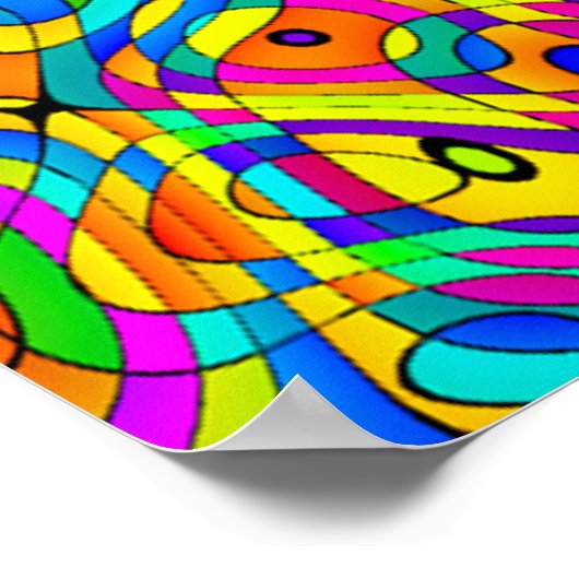 gekleurd glas 2010 poster (Hoek)