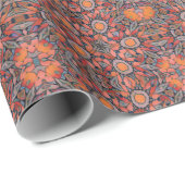 gekleurd glas abstract geometrisch rood roze grijs cadeaupapier (Rol Hoek)