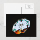gekleurd glas briefkaart (Voorkant / Achterkant)