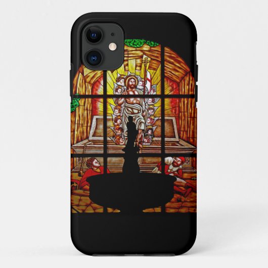 gekleurd glas jesus Case-Mate iPhone case (Achterkant)