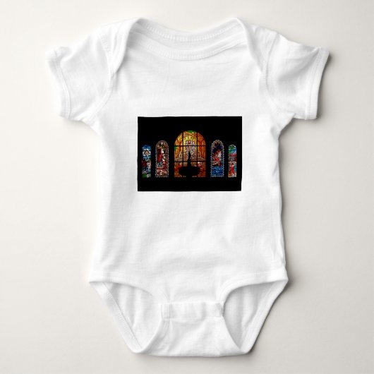 gekleurd glas jesus romper (Voorkant)