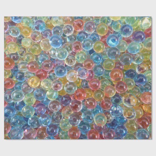 Gekleurd glas kralen inpakpapier (Vlak)