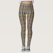 gekleurd glas leggings (Voorkant)