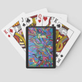 gekleurd glas pokerkaarten (Achterkant)