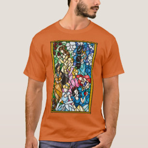 gekleurd glas t-shirt