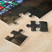 gekleurd glasbeeld legpuzzel (Zijkant)