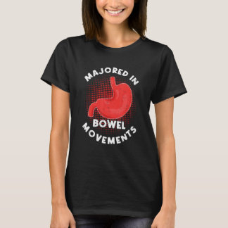 Gekleurd in stoelgang Gastro Squad Gastroente T-shirt