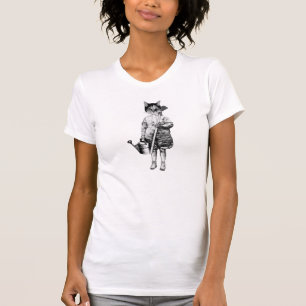 gekleurd kat-shirt t-shirt