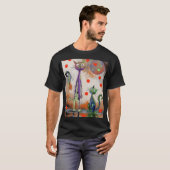 gekleurd kitten t-shirt (Voorkant volledig)