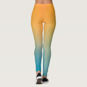 gekleurd leggings (Achterkant)