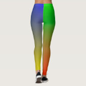 gekleurd leggings (Achterkant)