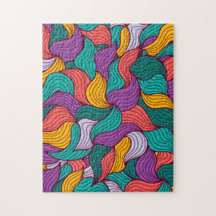 gekleurd legpuzzel