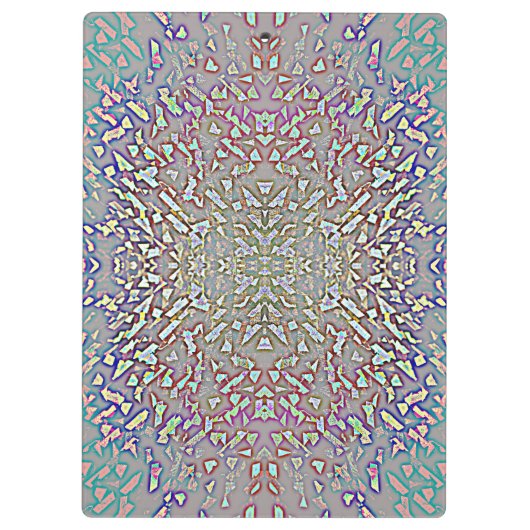 Gekleurd licht reflecties klembord (Achterkant)