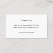 Gekleurd make-uppoeder | visagiste visitekaartje (Achterkant)