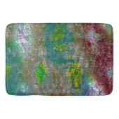 gekleurd met groeven en gevilde verf badmat (Voorkant)