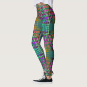 gekleurd met orderly Chaos Wallpaper Leggings (Links)
