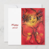 GEKLEURD MET RODE BOW, geel wit Aankondiging (Achterkant)