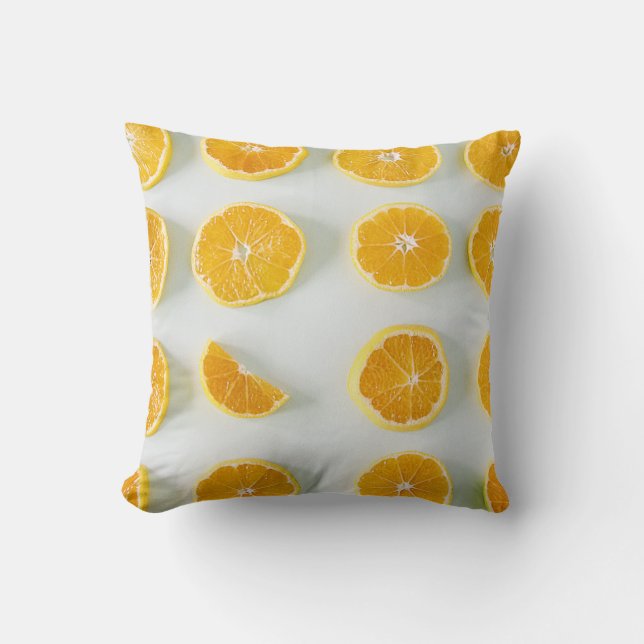 Gekleurd met sinaasappel kussen (Voorkant)
