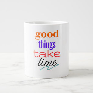 Gekleurd Motivatie Grote Koffiekop