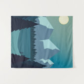 Gekleurd natuurlijk landschap wandkleed (Voorkant (horizontaal))
