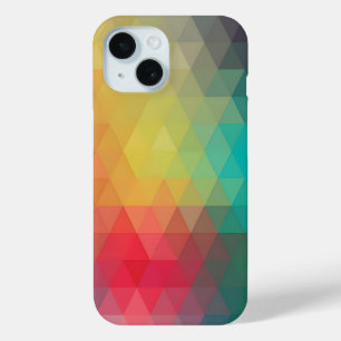 Gekleurd neonglas patroon iPhone 15 case