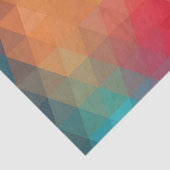 Gekleurd neonglas patroon tissuepapier (Detail)