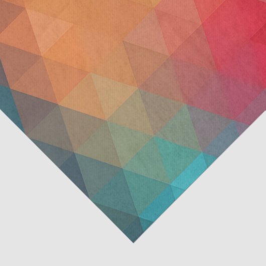 Gekleurd neonglas patroon tissuepapier (Detail)