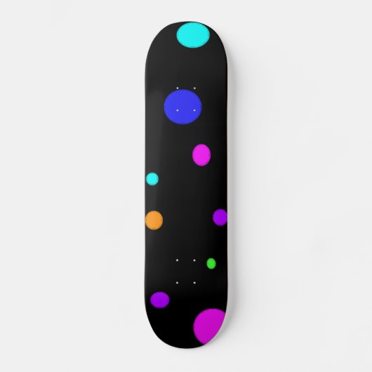gekleurd orbs-skateboard skateboard (Voorkant)