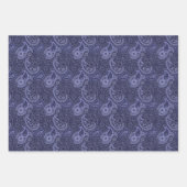 Gekleurd Paisley Pattern Red Blue Green Oldfashied Inpakpapier Vel (Voorkant 2)