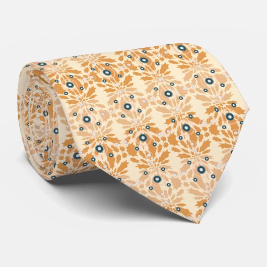 Gekleurd patroon stropdas (Opgerold)