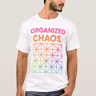 Gekleurd patroon t-shirt