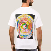 GEKLEURD PINWIEL T-SHIRT (Achterkant)