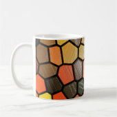 gekleurd plastisch effect koffiemok (Links)