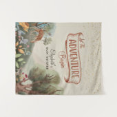 Gekleurd potlood Laat het avontuur beginnen Achter Wandkleed (Voorkant (horizontaal))