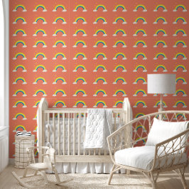 Gekleurd regenboogteam behang