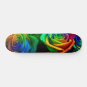 Gekleurd Rozen Skateboard (Horizontaal)