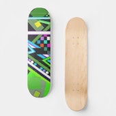 gekleurd skateboard (Voorkant)