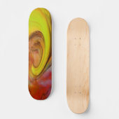 gekleurd skateboard voor vloeistoffen (Voorkant)
