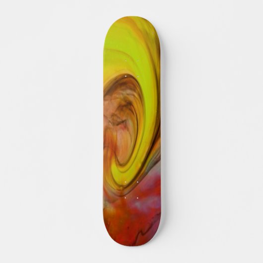 gekleurd skateboard voor vloeistoffen (Voorkant)