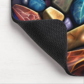 Gekleurd stenen mozaïekpatroon muismat (Hoek)