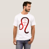 gekleurd t-shirt (Voorkant volledig)
