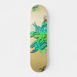 Gekleurd Tattoo ontworpen skateboard