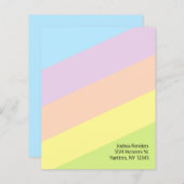  gekleurd vel papier (Voorkant / Achterkant)