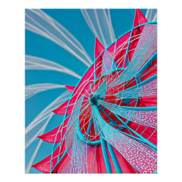 gekleurd wiel perfect poster