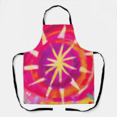 gekleurd wiel schort (Voorkant)