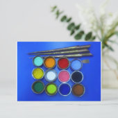 gekleurd zand voor de bouw van een boeddhistische kaart (Staand voorkant)